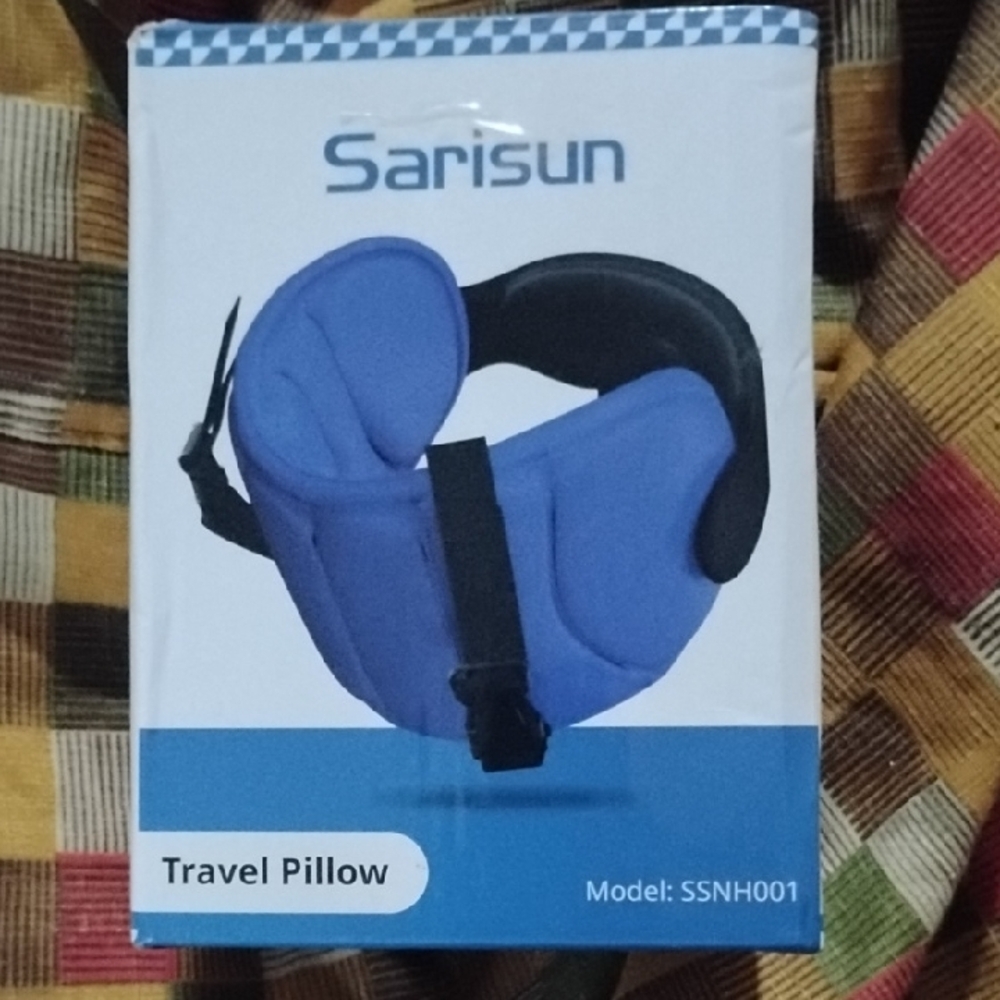 Sarisun Blue Travel Pillow